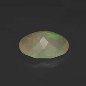 Opale multicolore naturelle transparent, 1,27 ct, transparent / translucide