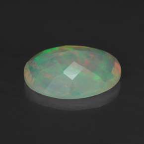 Opale multicolore naturelle transparent, 1,07 ct, transparent / translucide