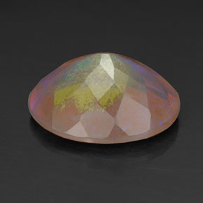 Opale multicolore naturelle transparent, 2,12 ct, transparent / translucide