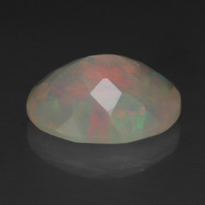 Opale multicolore naturelle transparent, 1,99 ct, transparent / translucide