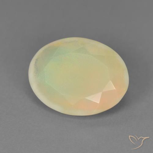 Opale Multicolore naturelle ovale, 1.96 ct, Translucide