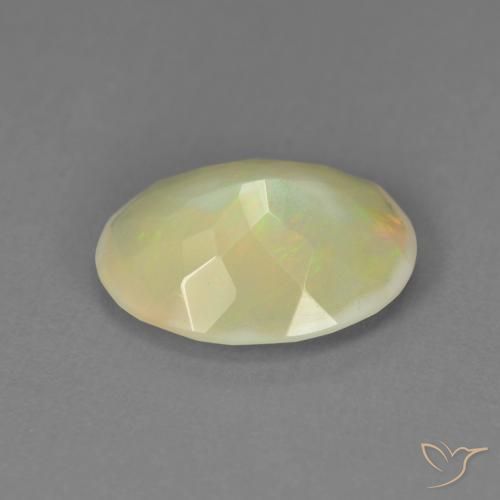Opale Multicolore naturelle ovale, 1.96 ct, Translucide