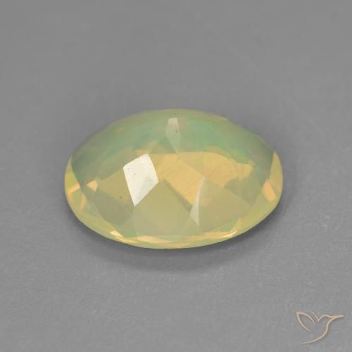 Opale Multicolore naturelle ovale, 1.43 ct, Transparent
