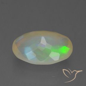 Opale Multicolore naturelle ovale, 1.61 ct, Transparent