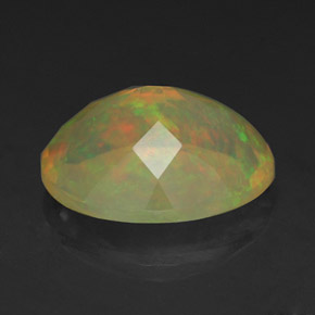 Opale multicolore naturelle transparent, 1,52 ct, transparent / translucide