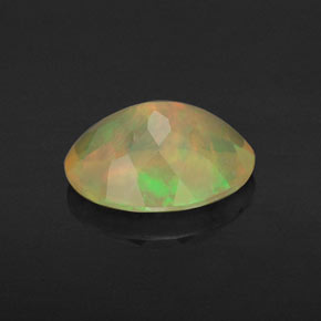 Opale multicolore naturelle transparent, 1,36 ct, transparent / translucide