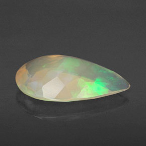 Opale multicolore naturelle transparent, 1,99 ct, transparent / translucide