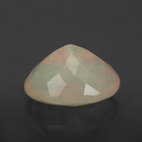 Opale multicolore naturelle transparent, 1,86 ct, transparent / translucide