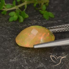 Opale Multicolore naturelle ovale, 1.87 ct, Translucide
