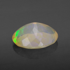 Opale multicolore naturelle transparent, 2,34 ct, transparent / translucide