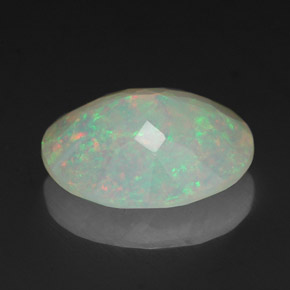 Opale multicolore naturelle transparent, 1,53 ct, transparent / translucide