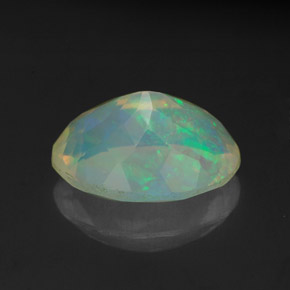 Opale multicolore naturelle transparent, 1,93 ct, transparent / translucide