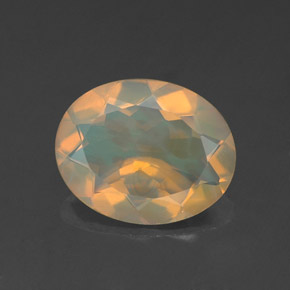 Opale multicolore naturelle transparent, 1,39 ct, transparent / translucide