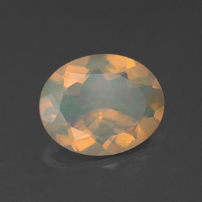 Opale multicolore naturelle transparent, 1,39 ct, transparent / translucide