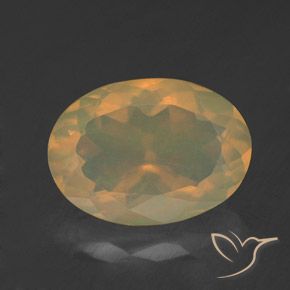 1.74ct Naturel Multicolore Opale, ovale, Transparent, Photo A
