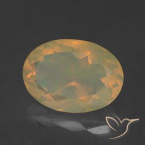 Opale Multicolore naturelle ovale, 1.74 ct, Transparent