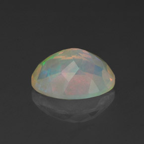 Opale multicolore naturelle transparent, 1,52 ct, transparent / translucide