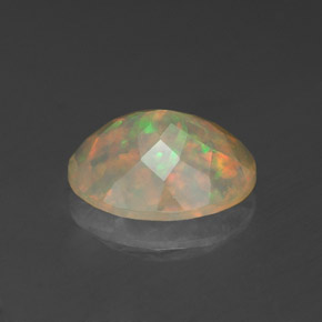Opale multicolore naturelle transparent, 1,39 ct, transparent / translucide
