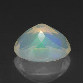 Opale multicolore naturelle transparent, 2,11 ct, transparent / translucide