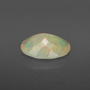 Opale multicolore naturelle transparent, 1,38 ct, transparent / translucide