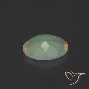 Opale Multicolore naturelle ovale, 1.47 ct, Transparent