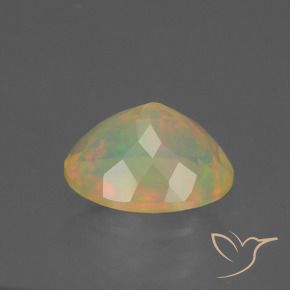 Opale Multicolore naturelle ovale, 1.44 ct, Translucide