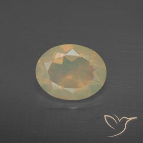 1.38ct Naturel Multicolore Opale, ovale, Transparent