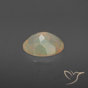 Opale Multicolore naturelle ovale, 1.38 ct, Transparent
