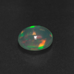 Opale multicolore naturelle transparent, 0,92 ct, transparent / translucide