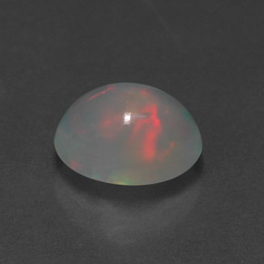Opale multicolore naturelle transparent, 1,24 ct, transparent / translucide