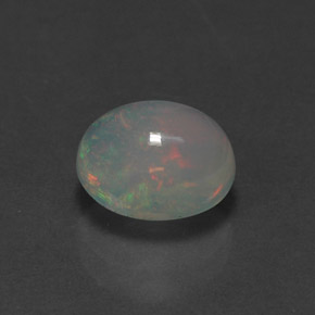 Opale multicolore naturelle transparent, 1,20 ct, transparent / translucide