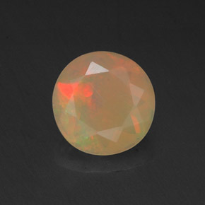 Opale multicolore naturelle transparent, 0,73 ct, transparent / translucide