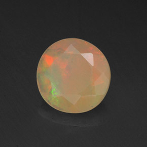 Opale multicolore naturelle transparent, 0,73 ct, transparent / translucide