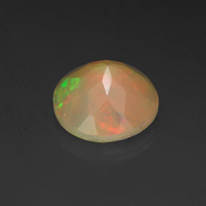 Opale multicolore naturelle transparent, 0,73 ct, transparent / translucide