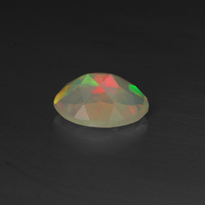 Opale multicolore naturelle transparent, 0,50 ct, transparent / translucide
