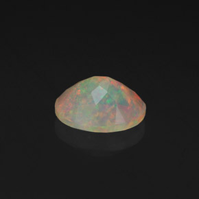 Opale multicolore naturelle transparent, 1,19 ct, transparent / translucide