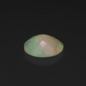 Opale multicolore naturelle transparent, 0,98 ct, transparent / translucide