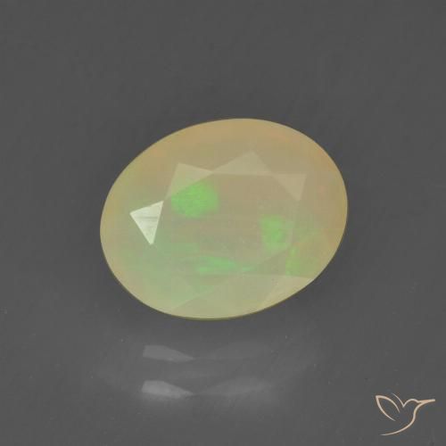 1.09ct Naturel Multicolore Opale, ovale, Translucide