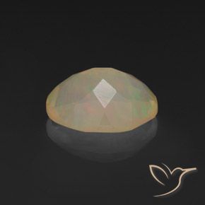 Opale Multicolore naturelle ovale, 1.02 ct, Transparent