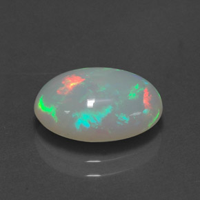 Opale multicolore naturelle transparent, 2,57 ct, transparent / translucide