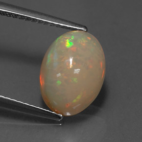 Opale Multicolore naturelle Transparent, 2.63 ct, Transparent / Translucide