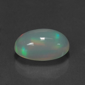 Opale multicolore naturelle transparent, 2,51 ct, transparent / translucide