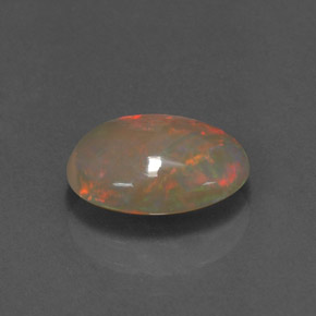 Opale multicolore naturelle transparent, 1,77 ct, transparent / translucide