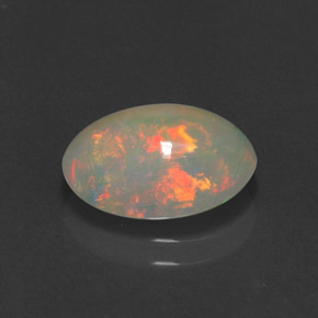 Opale Multicolore naturelle Transparent, 2.23 ct, Transparent / Translucide