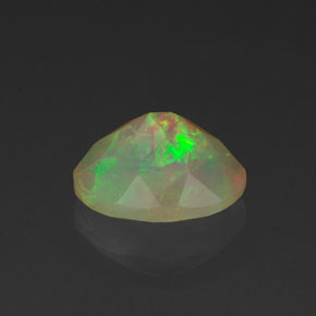 Opale multicolore naturelle transparent, 0,87 ct, transparent / translucide