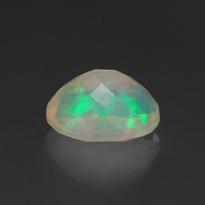 Opale multicolore naturelle transparent, 0,96 ct, transparent / translucide