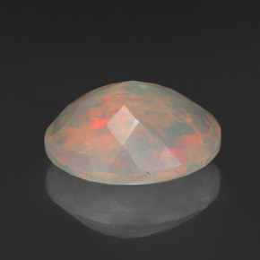 Opale multicolore naturelle transparent, 1,46 ct, transparent / translucide