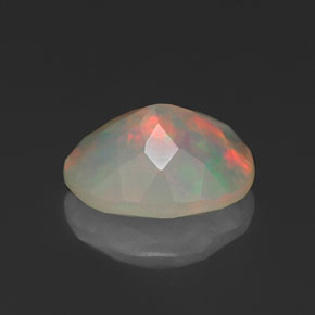 Opale multicolore naturelle transparent, 1,12 ct, transparent / translucide