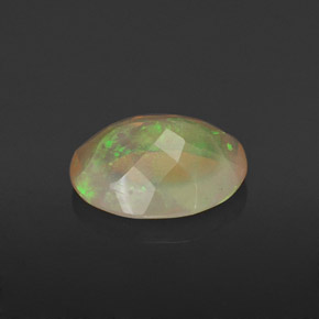 Opale multicolore naturelle transparent, 1,37 ct, transparent / translucide