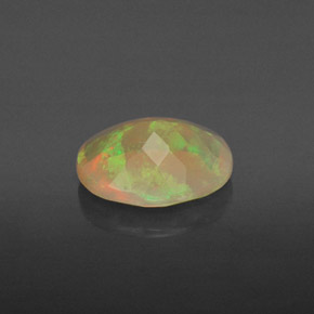 Opale multicolore naturelle transparent, 1,10 ct, transparent / translucide